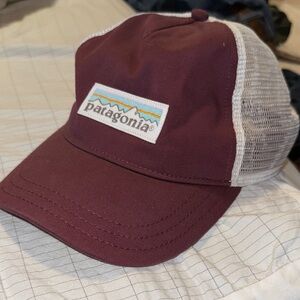 Patagonia Maroon Mesh Cap